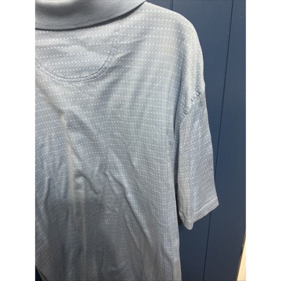 Perlis Polo Shirt Mens L Blue Authentic Crawfish Pique Embroidered Logo Golf - Picture 15 of 16